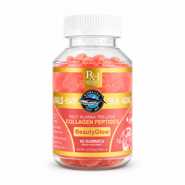 Rx-1 BeautyGlow Collagen Peptides Gummies