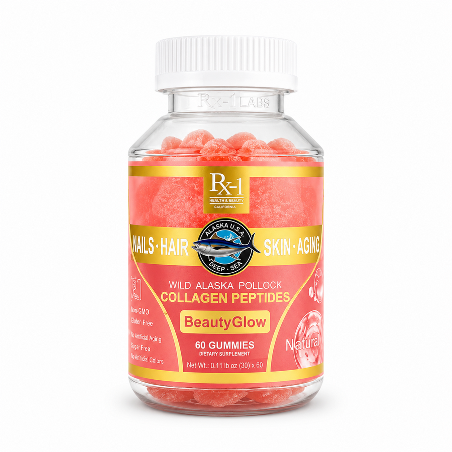 Rx-1 BeautyGlow Collagen Peptides Gummies