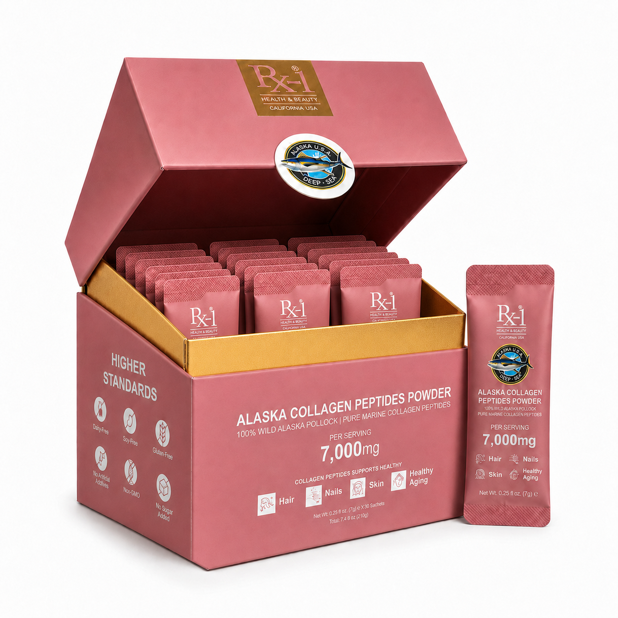 Wild Alaska Pollock Collagen Peptides Powder