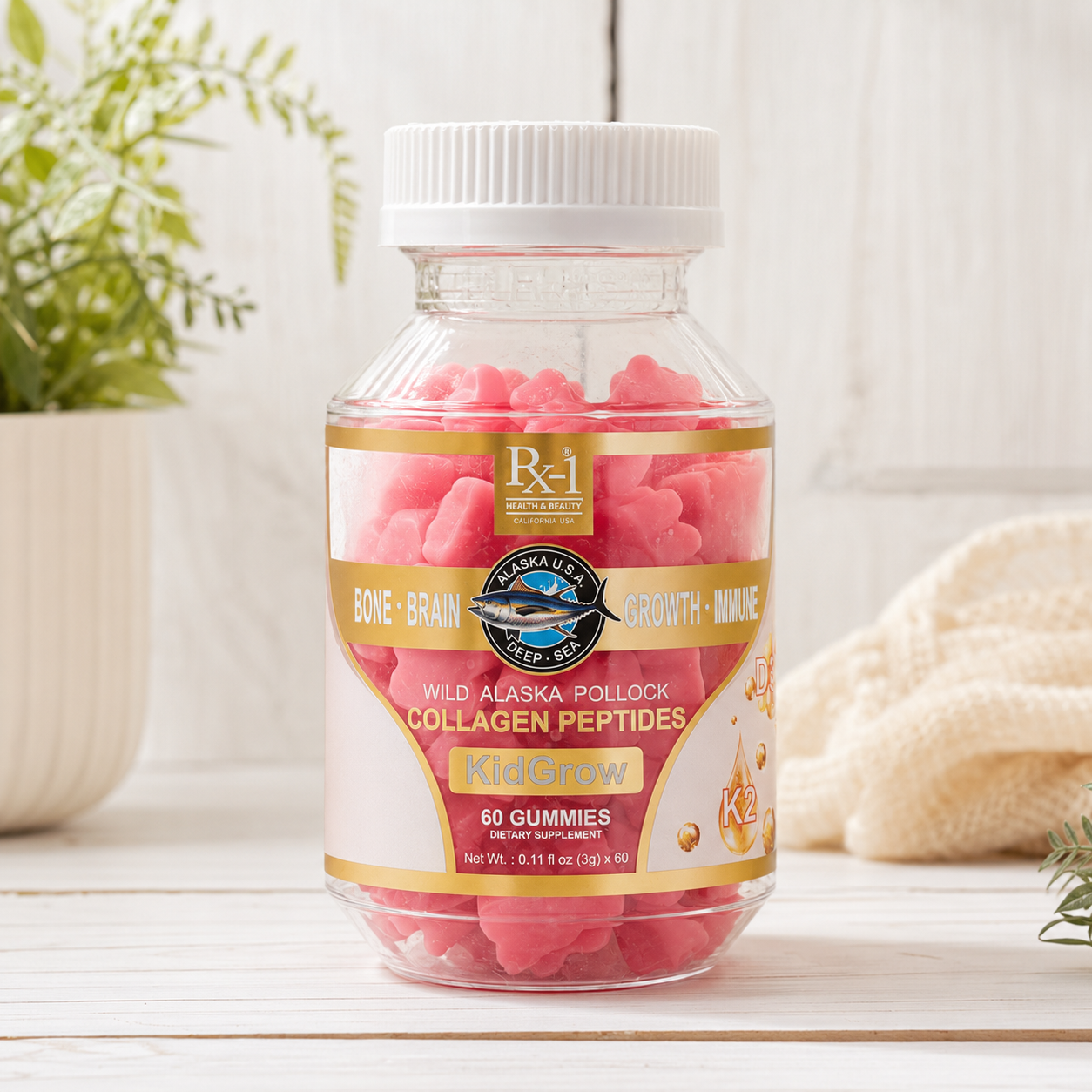 KidGrow Collagen Peptides Gummies image 1