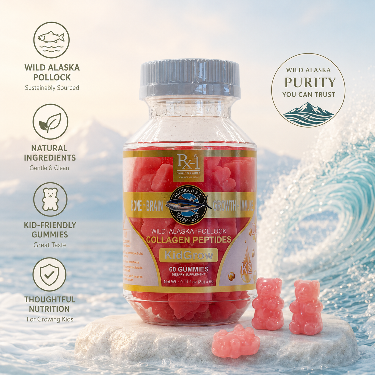 KidGrow Collagen Peptides Gummies image 4