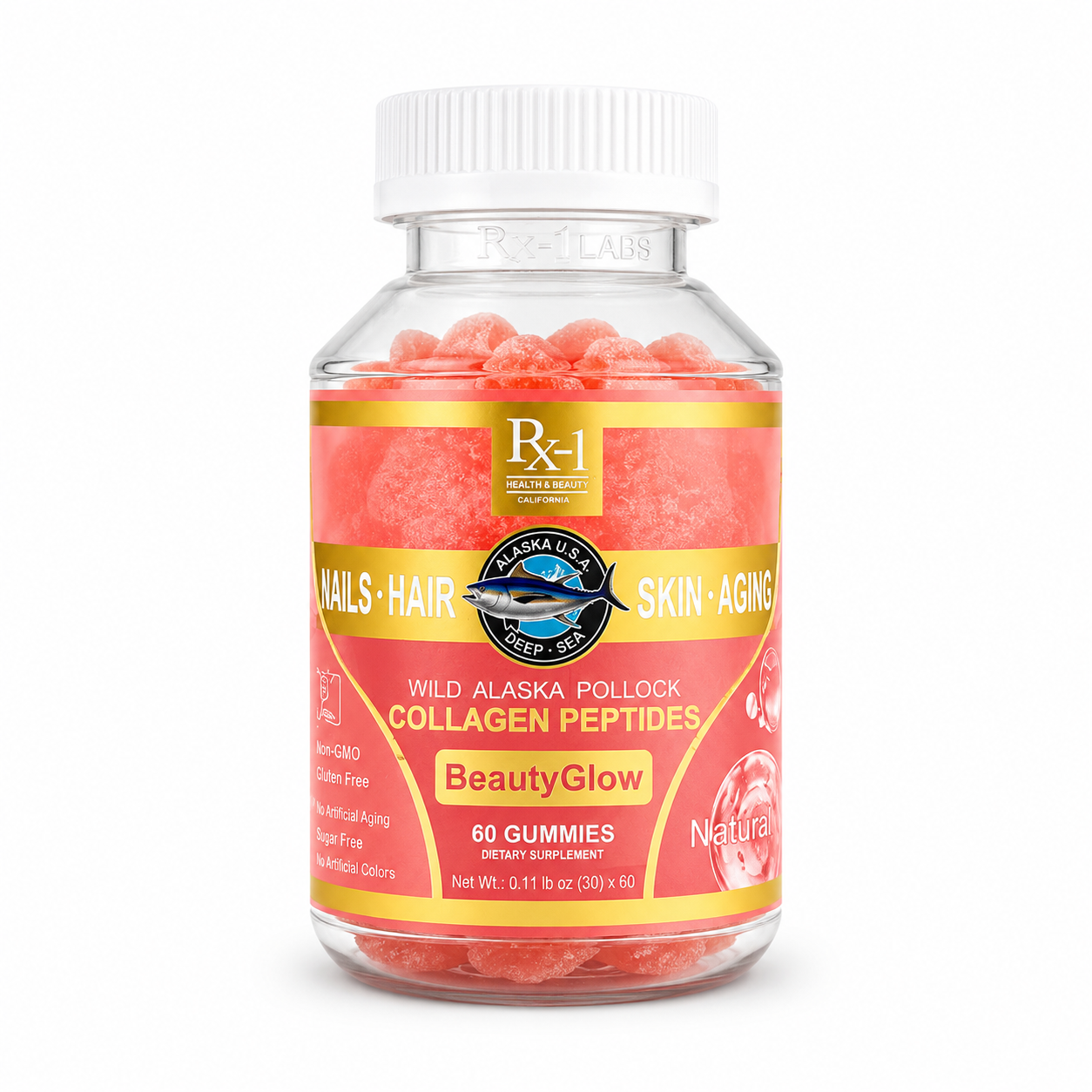 BeautyGlow Collagen Peptides Gummies image 1