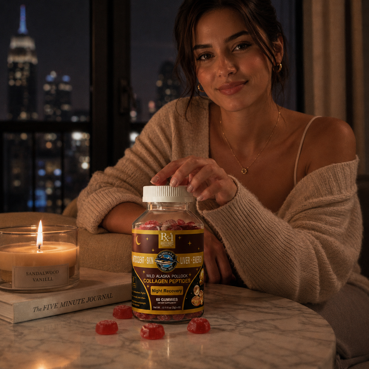 Night Recovery Collagen Peptides Gummies image 4