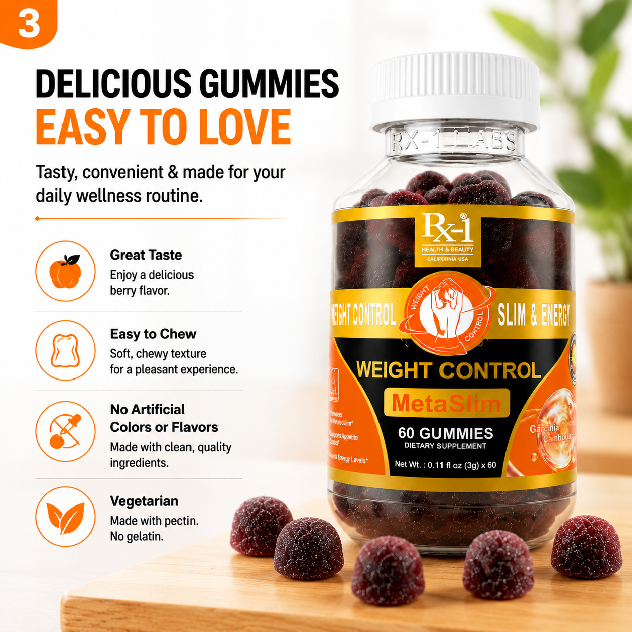 Meta Slim Weight Control Gummy image 2
