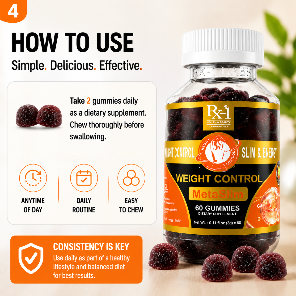Meta Slim Weight Control Gummy image 3